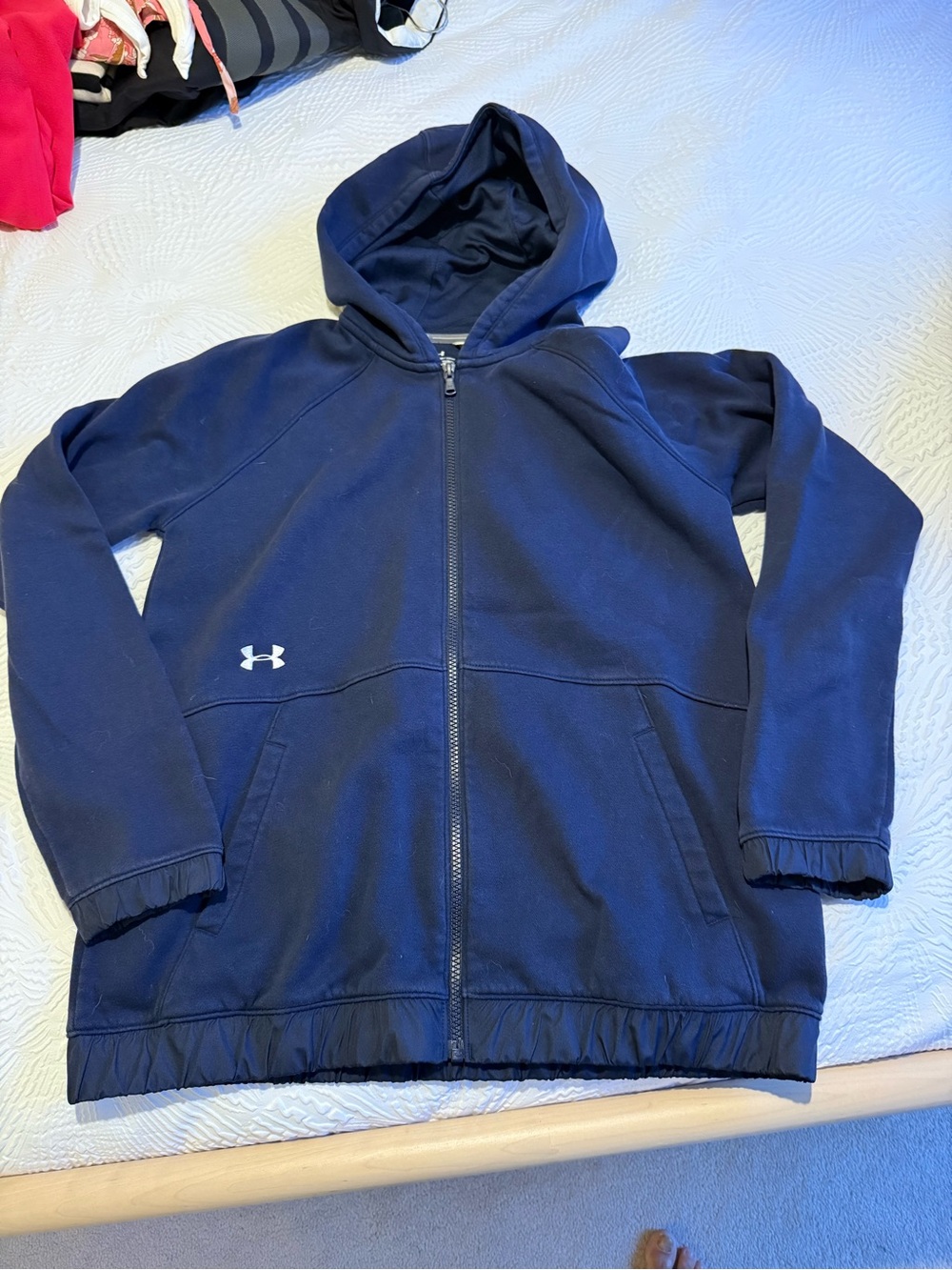 Under Armour Navy Full-Zip Hooded Sweatshirt